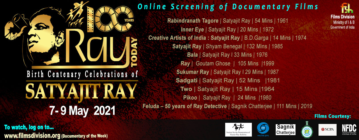Film festival to celebrate the Birth Centenary Celebration of Satyajit Ray